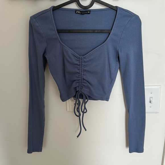 Zara blue top - Picture 2 of 4